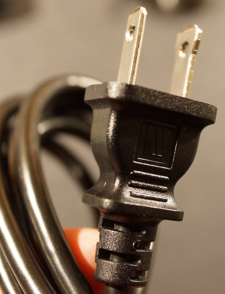 SONY IEC Kettle 2 Pin/Prong Power Cable for Sony AV Receiver, 1-837-633-13, NEW! - Image 2 of 4