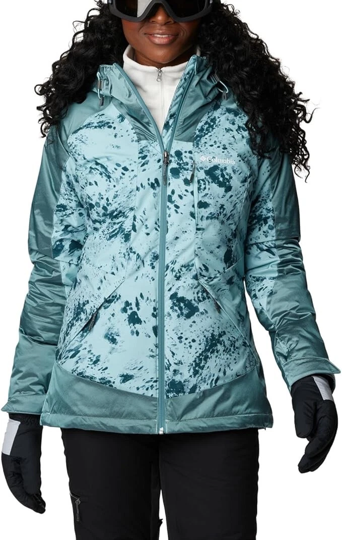 $260 COLUMBIA Women's Sweet Shredder II Insulated SKI SNOW Jacket SMALL S GREEN