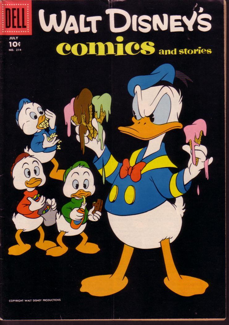 はにーページ Walt Disney's Comics And Stories #214 1958 - -VG - Comic Book | eBay