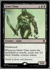 Grave Titan 0129 Non Foil Mythic Murders at Karlov Manor MTG NM