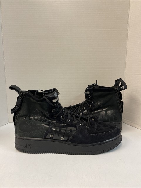 sf air force 1 mid black cool grey