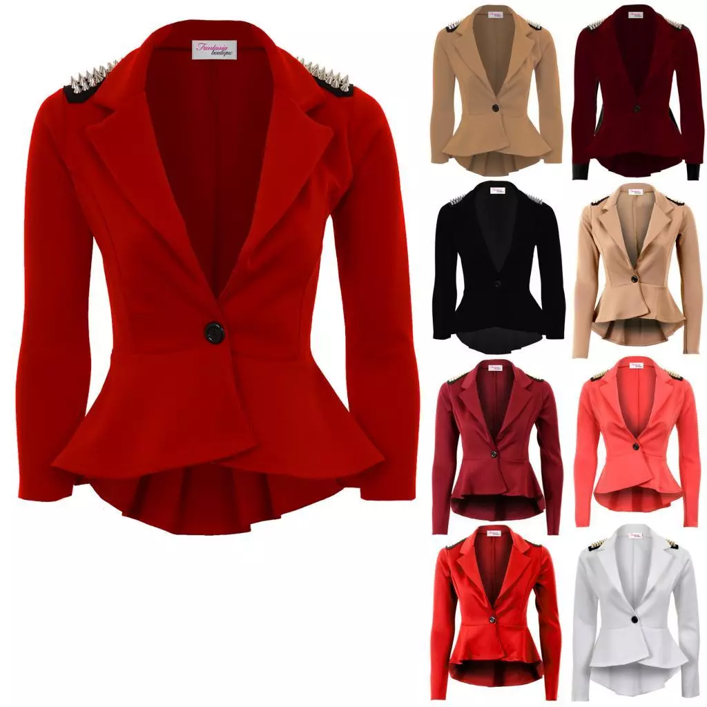 Sporty Sleeveless Peplum Jacket - Women - Ready-to-Wear