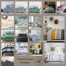 2025 New Soft Doona Duvet Quilt Cover Set Single Double Queen King Size Bed