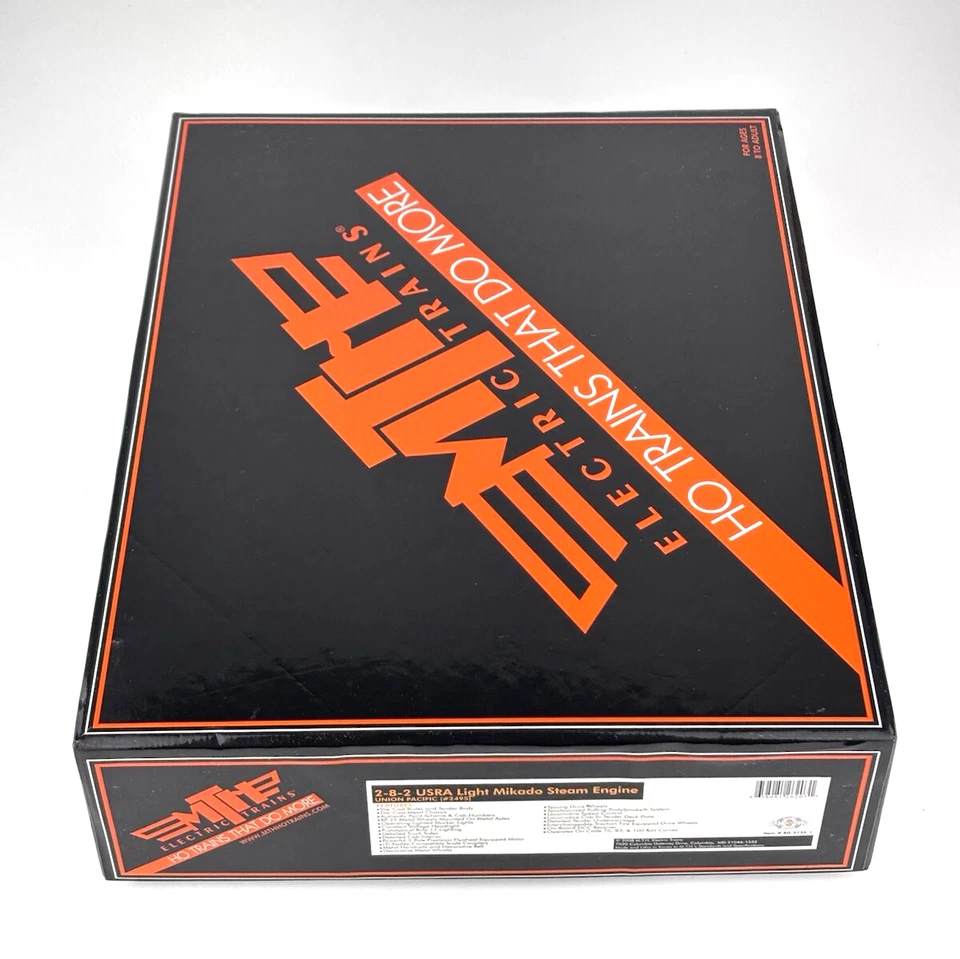 Motor de vapor HO MTH 80-3135-1 2-8-2 USRA Light T Mikado Union Pacific #2495 Foto 3 de 4
