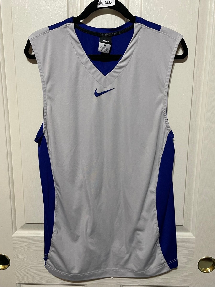 NIKE Kobe Bryant リバーシブルタンクトップ Lサイズ Nike Kobe Bryant Mamba White/Blue Sleeveless Tank Top Size Mens
