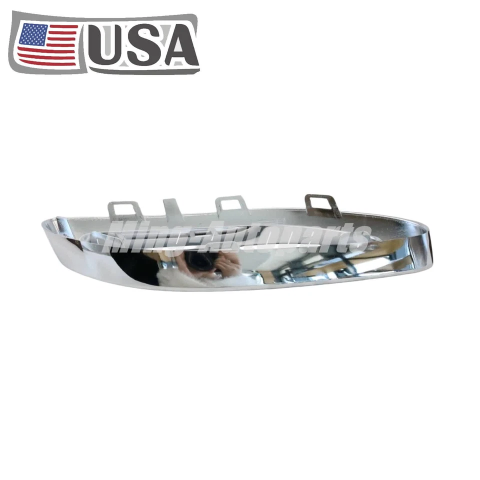 1 Pair Bumper Trim Chrome For Mercedes-Benz 2019-2022 A220 2018 E400 2021 E350 - Image 3 of 4