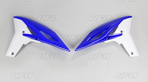 Ouïes de radiateur UFO bleu en polypropylène injecté pour Yamaha YZ-F 250