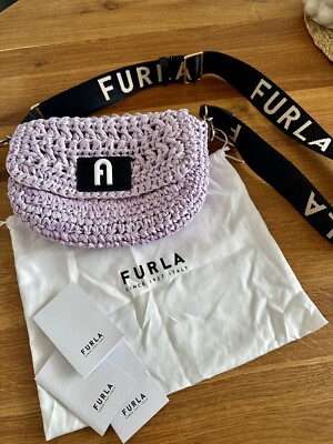 FURLA Soft Mini Crossbody Umhängetasche  Flieder *neu*