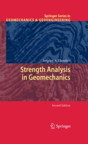Strength Analysis In Geomechanics 4294