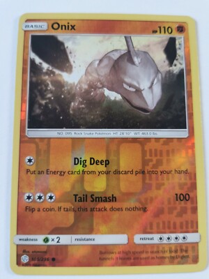 Onix 105/236 Common Reverse Holo Sonne & Mond: Kosmische Finsternis