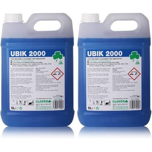 Clover UBIK 2000 Heavy Duty Industry Degreaser, 5lt 10ltr - Picture 5 of 5