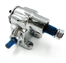 Chrome Vega Steering Gear Box (Cast Iron) Cross Steering For 1923-1948 Ford 