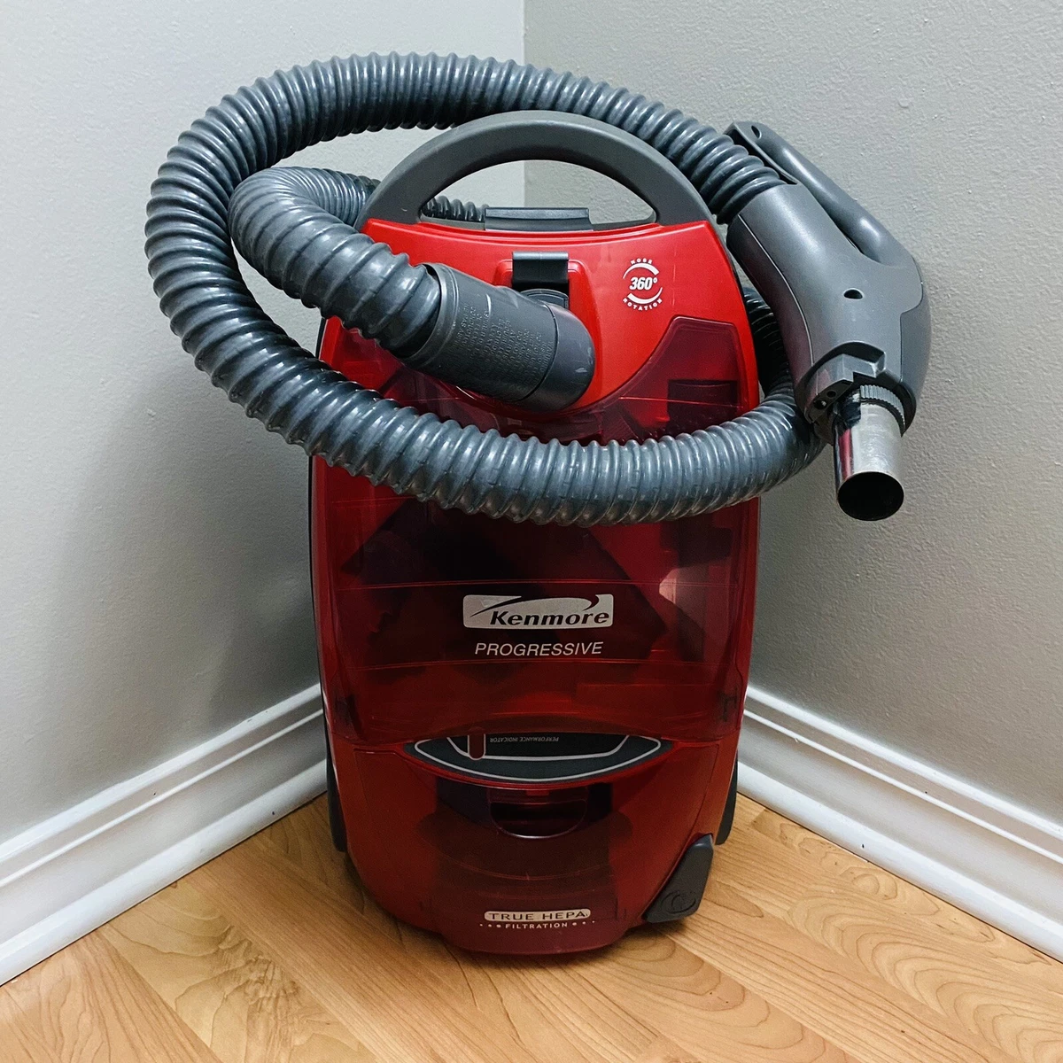 Kenmore Progressive 116 True Hepa Filter Canister Vacuum Cleaner w