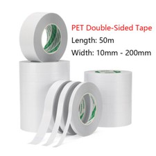 PET Strong Clear Double-Sided Tape Craft Self Adhesive Plastic/Electronics/DIY