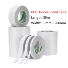 PET Strong Clear Double-Sided Tape Craft Self Adhesive Plastic/Electronics/DIY