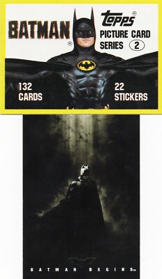 Batman First Film & Batman Begins Individual Trading Cards