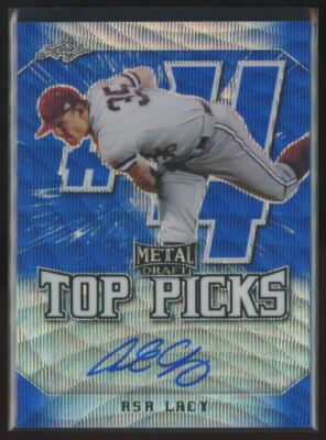 2020 Leaf Metal Draft Top Picks Blue Wave Asa Lacy Auto 19/20 Kansas City Royals