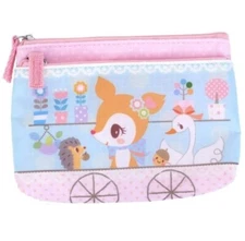 Sanrio Hummingmint Deer Zip Pouch Change Coin Purse Card Holder Wallet Bag Case