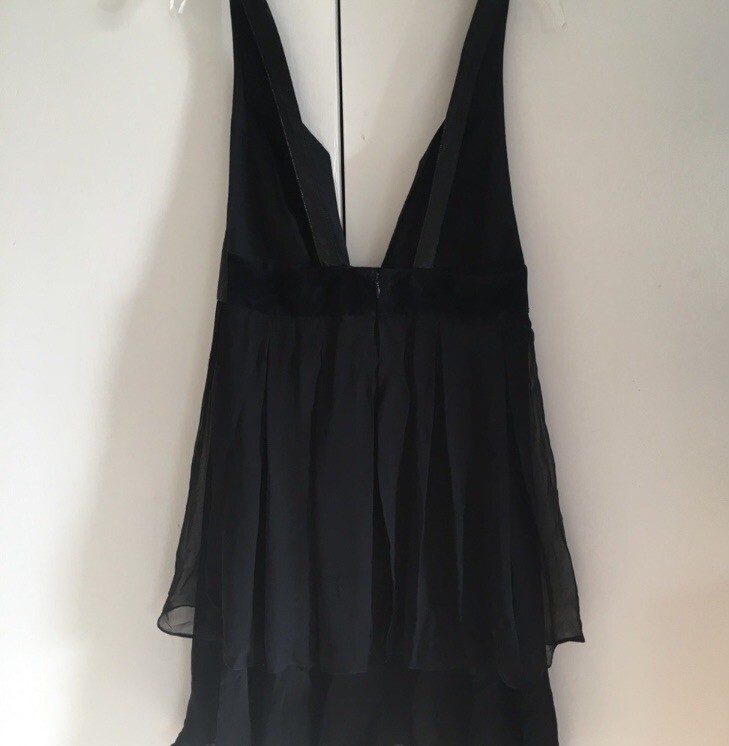 Kate Moss x Topshop black silk dress size US 4 Eur 36 image 4