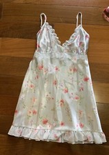 California Dynasty Night Gown Womens Medium Satin Sleeveless Cami Sleep Wear