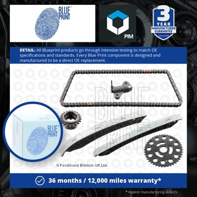 Timing Chain Kit fits RENAULT SCENIC Mk3, Mk4 1.6D 2011 on Blue Print 130C10990R