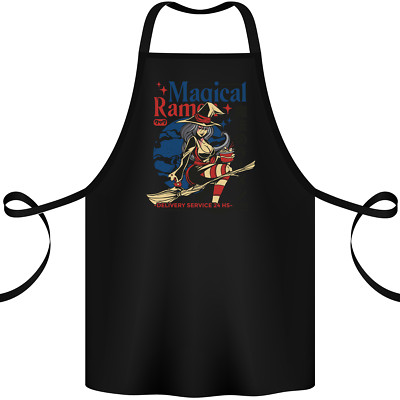 Magische Ramen Nudeln Hexe Halloween Baumwolle Schürze 100% Bio