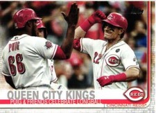 2019 Topps Update #US71 Queen City Kings (Derek Dietrich / Yasiel Puig)