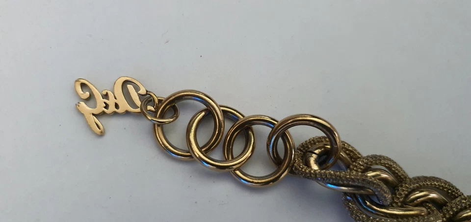 Dolce & Gabbana D&G Gold Tone Bangle Bracelet in size 7.5"/ 19cm - Image 4 of 4