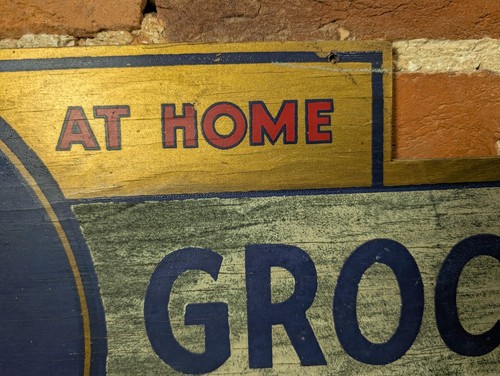 VTG ANTIQUE HIRES ROOT BEER WOODEN SIGN 1900'S WOOD SIGN QUALITY GROCERIES - Picture 9 of 15