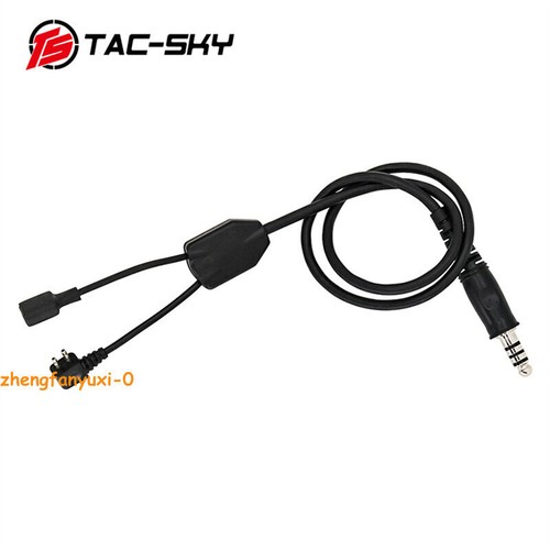 Kabel TAC-SKY Y + mikrofon Comtac + U94 PTT do IPSC Comtac I II III / Peltor - Zdjęcie 6 z 11
