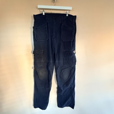 Thrive FR Fire Resistant Workwear Cargo Pants Navy Blue Men's 36x36