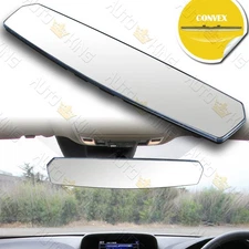 W-POWER 400MM CONVEX INTERIOR PANORAMIC REAR VIEW CLEAR TINT MIRROR UNIVERSAL