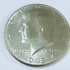 1984-P KENNEDY Half Dollar ~ From Mint Set ~ FREE SHIPPING #7249