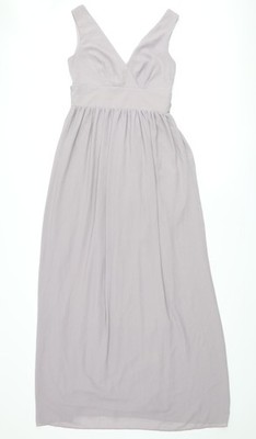 TFNC Damen lila Polyester Maxi Größe 8 V-Ausschnitt Reißverschluss - zum Binden