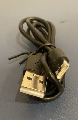 USB cable with a standard Type-A connector on one end and a Micro-B connecto