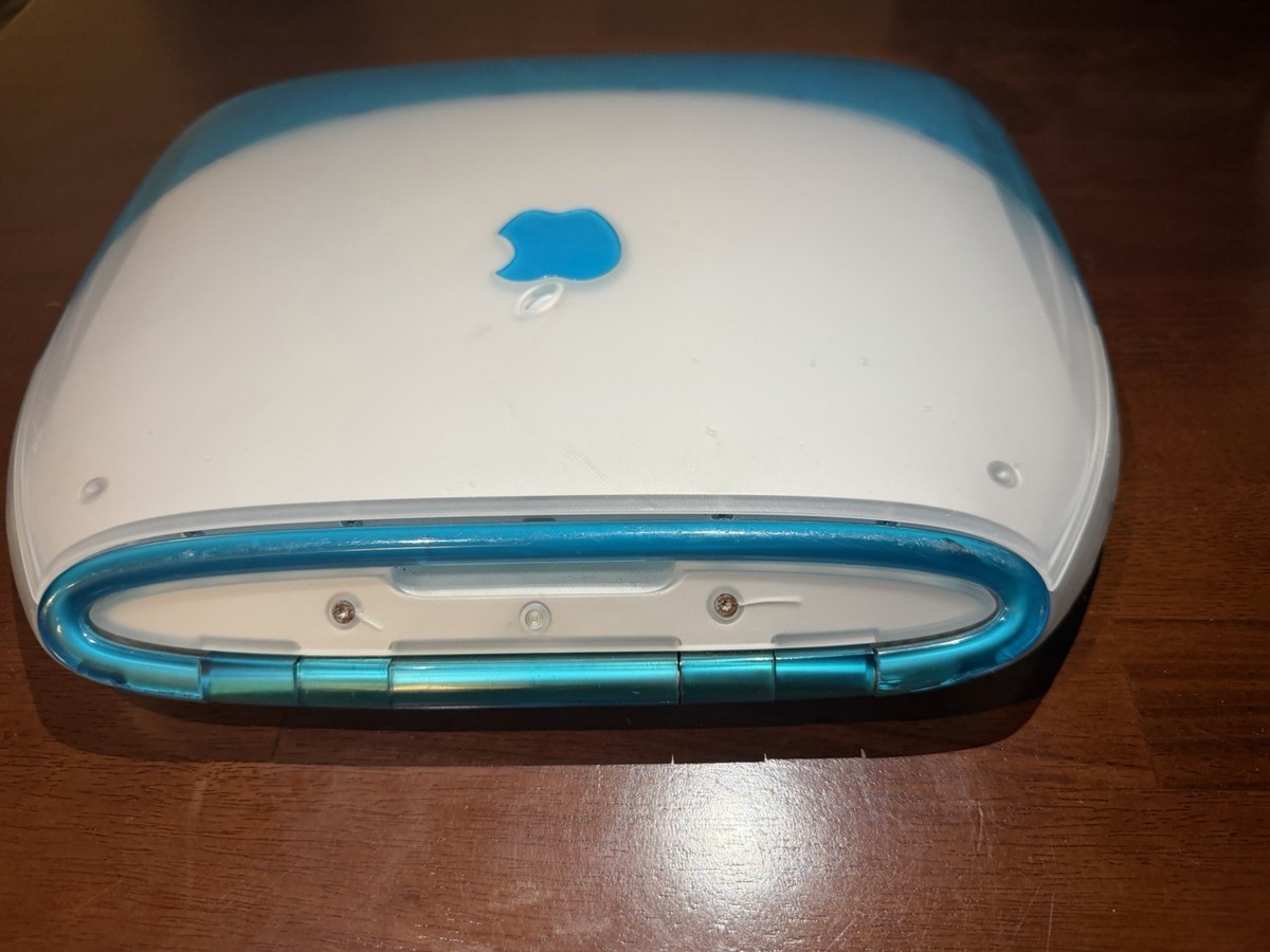 VINTAGE Apple iBook Clamshell Blueberry 1999 M2453 Working OS ROM