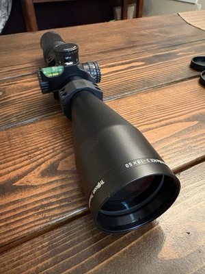 TOMSON EliteX4 90mm 0° Challenger 3-18x50 FFP Scope with Zero Stop