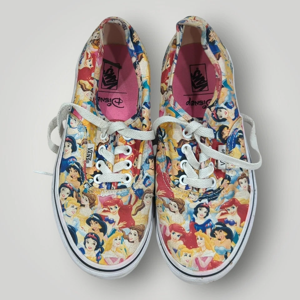 Zapatillas Vans Auténticas Edición Limitada Disney Princesa TB4R Juvenil Talla 3 Foto 2 de 4