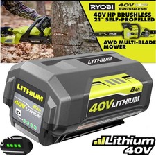 NEW For Ryobi 40V Lithium-ion Battery High Performance Edge OP40806TA 8Ah