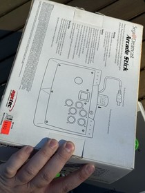 Sega Dreamcast Arcade Stick HKT-7300 with box fight stick controller 