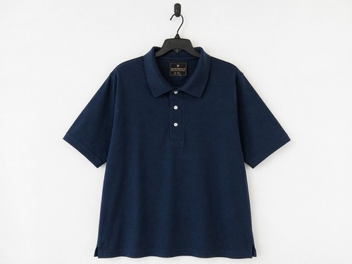 Steve & Barry’s Polo Shirt Men XXL Blue Short Sleeve Cotton Blend Casual Classic
