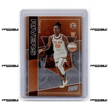 2025 Panini National NSCC VIP Silver Diamond Plate #RC6 Saniya Rivers Rookie SSP