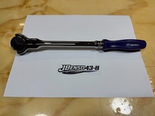 Snap-on Tools Dark Purple 38 Drive Hard Grip Round Swivel Ratchet Fhnfd100dp