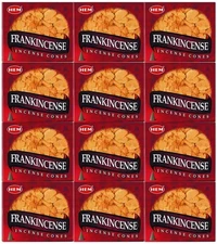 HEM Frankincense Incense Cones (Pack of 12-120 Count) | Long Lasting Aroma | for