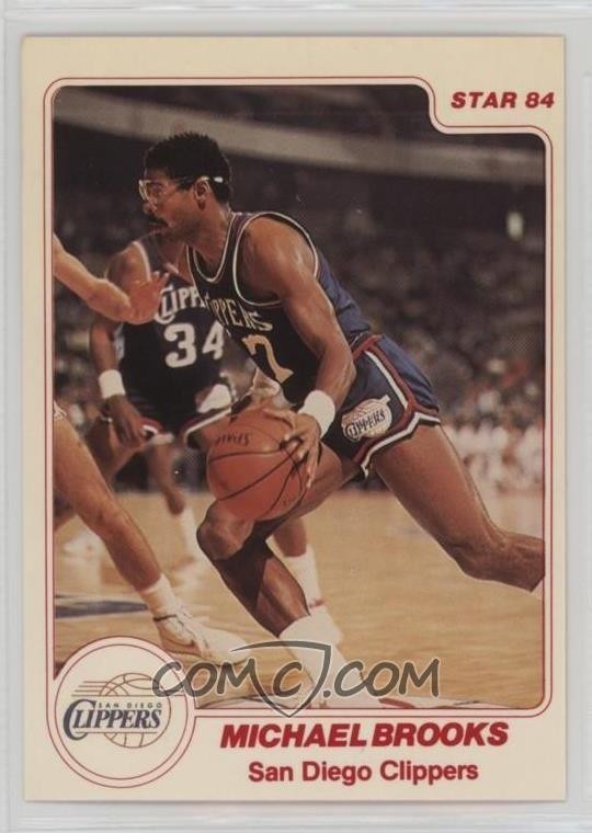 1983-84 Star - Michael Brooks #122 - FREE SHIPPING