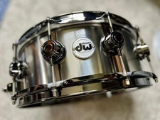MINT: Rare DW Collector's Black Ti Titanium 5.5x14" Snare, Black Nickel Hardware
