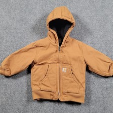Carhartt Hooded Jacket 18M Brown Infant Toddl...