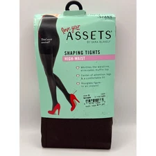 Love Your Assets by Sara Blakey Spanx High Waist Shaping Tights Size 2 Brown NWT