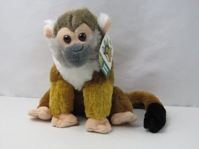 Wild Republic Cuddlekins Mini Squirrel Monkey 8 Inch Plush Realistic Play Toy