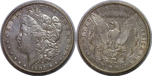 1902-S $1 Morgan Silver Dollar XF